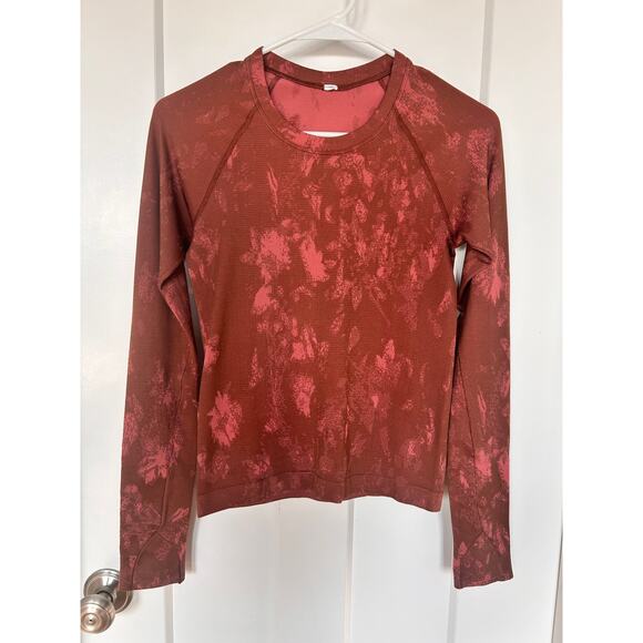 Lululemon Womens Swiftly Tech Long Sleeve 2.0 *Race Top Activewear Running Brown - Picture 5 of 13